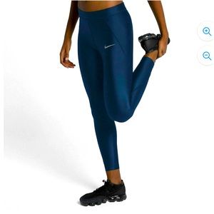 Nike Power Speed 7/8 Women's Obsidian Blue Leggings Size M